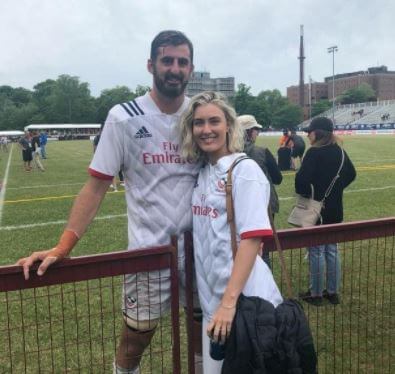 Nick Civetta with his wife at Halifax.